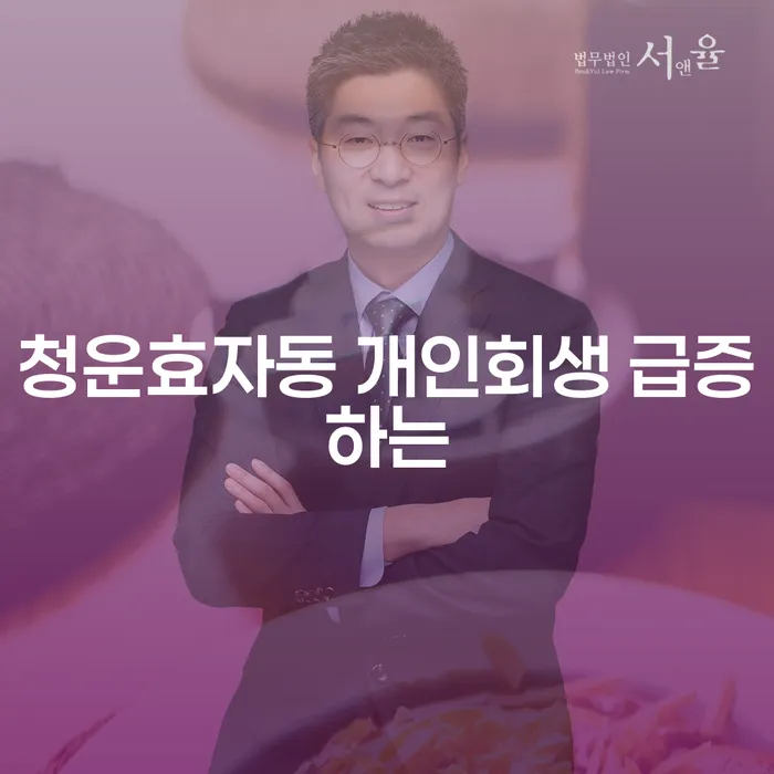 청운효자동 개인회생 급증하는