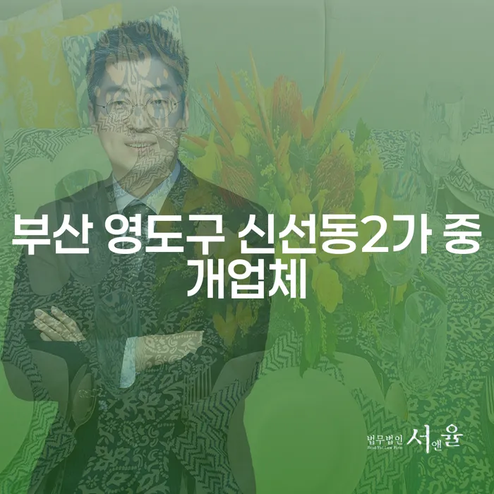 부산 영도구 신선동2가 중개업체와 대출 7억원 개인회생, 어떻게 접근해야 할까요?
